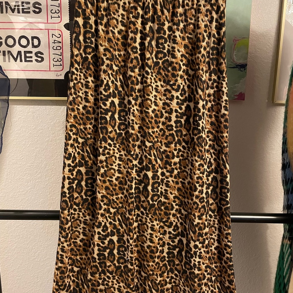 Leopard Print Women's Skirt